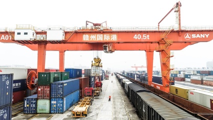 江西贛州港內(nèi)貿(mào)和外貿(mào)箱量實(shí)現(xiàn)“雙增長”
